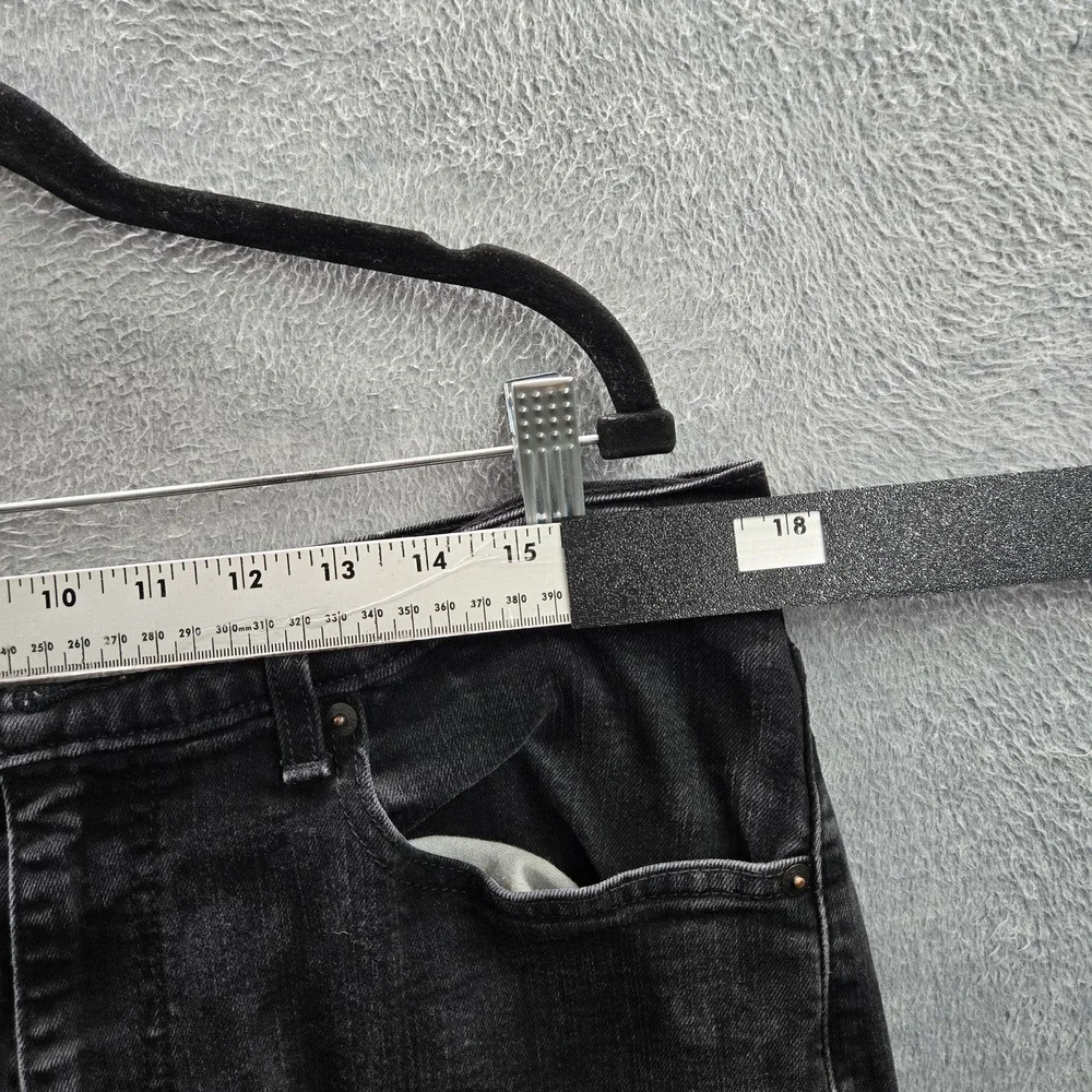 Levi's 505 Men Jeans 38X30 Black Denim Regular Fit 28